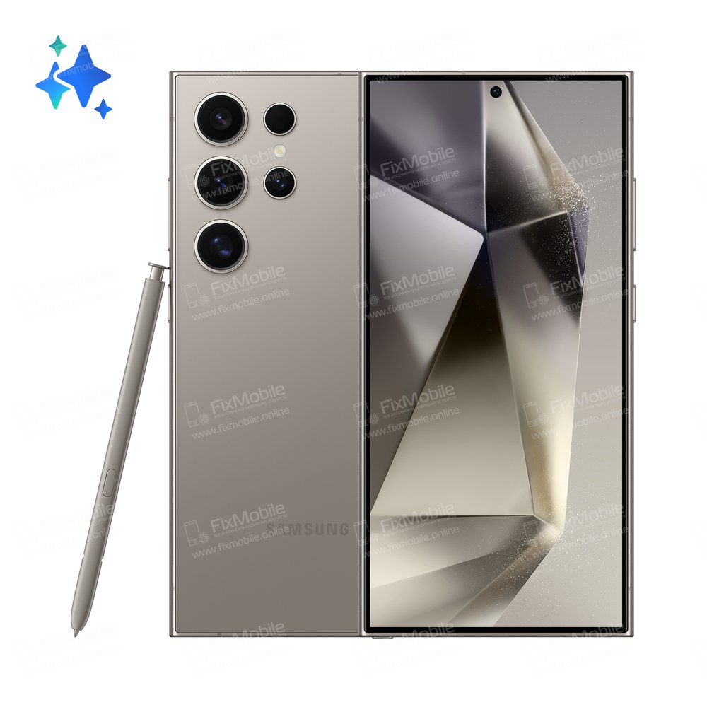 Шлейф для Samsung Galaxy S24 Ultra (S928E) плата на разъем зарядки/разъем SIM премиум — 3