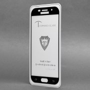 Превью Защитное стекло для Samsung Galaxy A5 (2017) A520F (полное покрытие) (черное) — 2