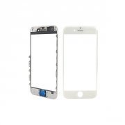 Стекло для Apple iPhone 5S в сборе с рамкой (белое)