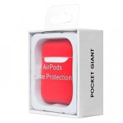Чехол Soft touch для кейса Apple AirPods (красный) — 3