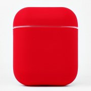 Чехол Soft touch для кейса Apple AirPods (красный) — 1