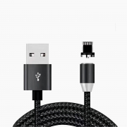 Кабель L600 магнитный для Apple (USB - Lightning) черный — 2