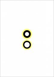 Стекло камеры для Apple iPhone 11 (желтое)