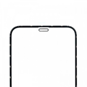 Защитное стекло для Apple iPhone 12 (полное покрытие) (черное) — 2