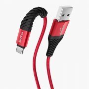 Кабель Hoco X38 Cool Charging (USB - Type-C) красный