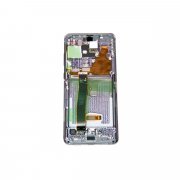 Дисплейный модуль с тачскрином для Samsung Galaxy S21 Ultra (G998B) (серебристый) — 2