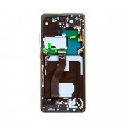 Дисплейный модуль с тачскрином для Samsung Galaxy S21 Ultra (G998B) (черный) — 2