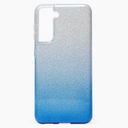Чехол-накладка SC097 Gradient для Samsung Galaxy S21 Plus (G996B) (серебристо-синяя) — 1