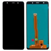 Дисплей с тачскрином для Samsung Galaxy A7 (2018) A750F (черный) (AAA) AMOLED
