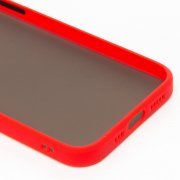 Чехол-накладка PC041 для Apple iPhone 12 (черно-красная) — 3