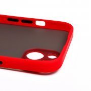 Чехол-накладка PC041 для Apple iPhone 13 (черно-красная) — 3