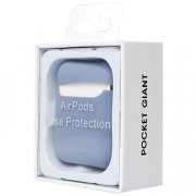 Чехол Soft touch для кейса Apple AirPods (сиреневый) — 2