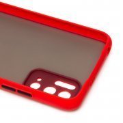 Чехол-накладка PC041 для Xiaomi Poco M3 Pro 5G (черно-красная) — 2