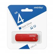 USB-флеш 4GB SmartBuy CLUE (красная) — 2