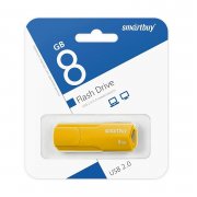 USB-флеш 8GB SmartBuy CLUE (желтая) — 2