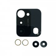 Стекло камеры для Tecno Spark 8C (черное)