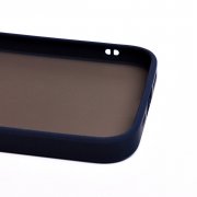 Чехол-накладка PC041 для Apple iPhone 14 (черно-фиолетовая) — 2