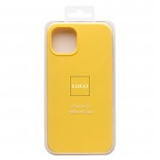 Чехол-накладка ORG Soft Touch для Apple iPhone 13 (желтая) — 2