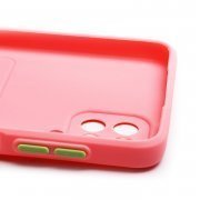 Чехол-накладка SC315 с картхолдером для Samsung Galaxy A12 (A125F) (розовая) — 3
