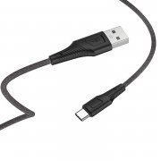 Кабель Hoco X58 Airy silicone (USB - micro-USB) черный