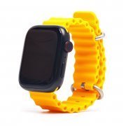 Ремешок - ApW26 Ocean Band Apple Watch 42 mm силикон (желтый)