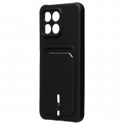Чехол-накладка - SC304 с картхолдером для Huawei Honor X6 (черная) (217937) — 3