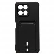 Чехол-накладка - SC304 с картхолдером для Huawei Honor X6 (черная) (217937) — 1