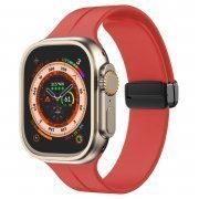 Ремешок для Apple Watch 40 mm силикон на магните (красный)