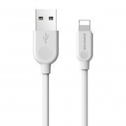 Кабель для Apple Borofone BX14 (USB - lightning) (белый)