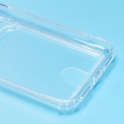 Чехол-накладка - SC276 с картхолдером для Apple iPhone Xs (прозрачная) — 3