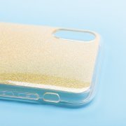 Чехол-накладка - Glamour для Apple iPhone XS (золотистая) — 3