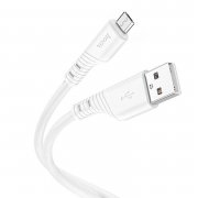 Кабель Hoco X97 Crystal (USB - micro USB) (светло-серый) — 2