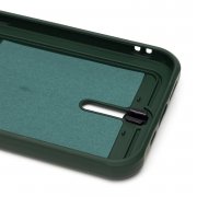 Чехол-накладка - SC304 с картхолдером для Apple iPhone 13 (208475) (темно-зеленая) — 3