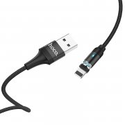 Кабель Hoco U76 Fresh для Apple (USB - lightning) (черный) — 1