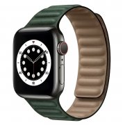 Ремешок для Apple Watch 45 mm на магните (зеленый) 