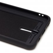 Чехол-накладка - SC304 с картхолдером для Samsung Galaxy A30s (A307F) (черная) — 3