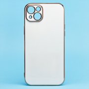 Чехол-накладка - SC301 для Apple iPhone 14 Plus (белая)