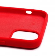 Чехол-накладка [ORG] Soft Touch для Apple iPhone 12 (красная) — 3