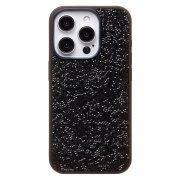 Чехол-накладка - PC071 POSH SHINE для Apple iPhone 15 Pro россыпь кристаллов (226895) (черная) — 1