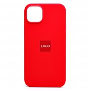 Чехол-накладка ORG Silicone Case SafeMag с анимацией для Apple iPhone 14 Plus (красная)