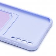 Чехол-накладка - SC304 с картхолдером для Samsung Galaxy A30s (A307F) (208731) (светло-лиловая) — 2