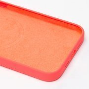 Чехол-накладка ORG Silicone Case SafeMag с анимацией для Apple iPhone 15 Pro Max (гуава) — 3