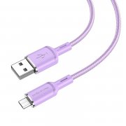 Кабель Borofone BX90 (USB - micro USB) (фиолетовый) — 1