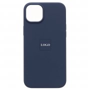 Чехол-накладка [ORG] Soft Touch для Apple iPhone 14 Plus (пурпурно-синяя)