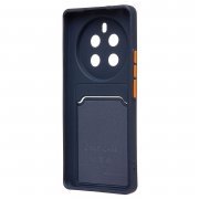 Чехол-накладка - SC337 с картхолдером для Realme 12 Pro Plus (228818) (темно-синяя) — 2
