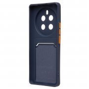 Чехол-накладка - SC337 с картхолдером для Realme 12 Pro (228821) (темно-синяя) — 2