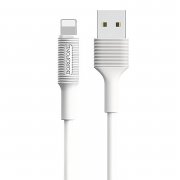 Кабель Borofone BX1 для Apple (USB - lightning) (белый) — 1