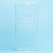 Чехол-накладка - SC276 с картхолдером для Realme 11 Pro (прозрачная) — 1