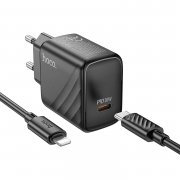 Универсальное зарядное устройство Hoco CS22A Value для Apple (Type-C - Lightning) (черное) — 2