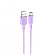Кабель Borofone BX90 (USB - Type-C) (фиолетовый) — 1